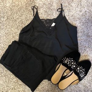 SILK/LACE CAMI